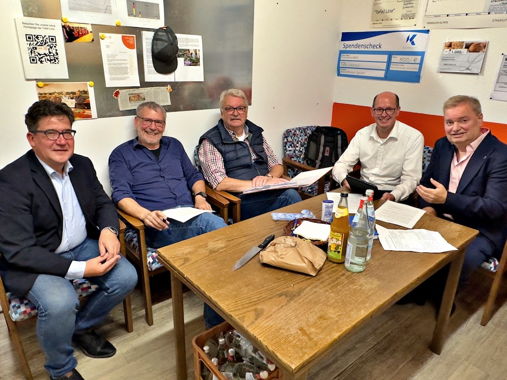 Auf dem Foto (v.l.n.r.): Frank Becker, Gerd Brosowski, Heinz-Dieter Korf, Jan Ermtraud und Karsten Fehr Foto © Thomas Schwarz/VG