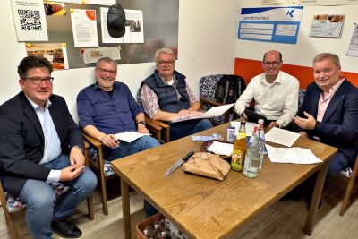 Auf dem Foto (v.l.n.r.): Frank Becker, Gerd Brosowski, Heinz-Dieter Korf, Jan Ermtraud und Karsten Fehr Foto © Thomas Schwarz/VG